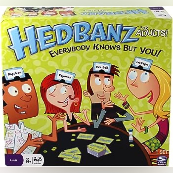 Games New Hedbanz For Adults Game 26 Players Poshmark
